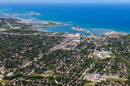 aerial view of Collingwood