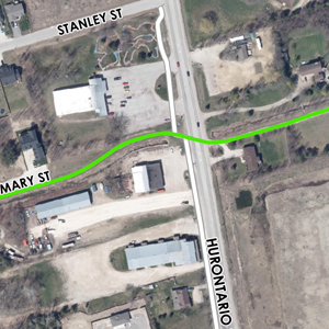 Hamilton Drain Trail Crossing Hamilton Drain Trail Crossing