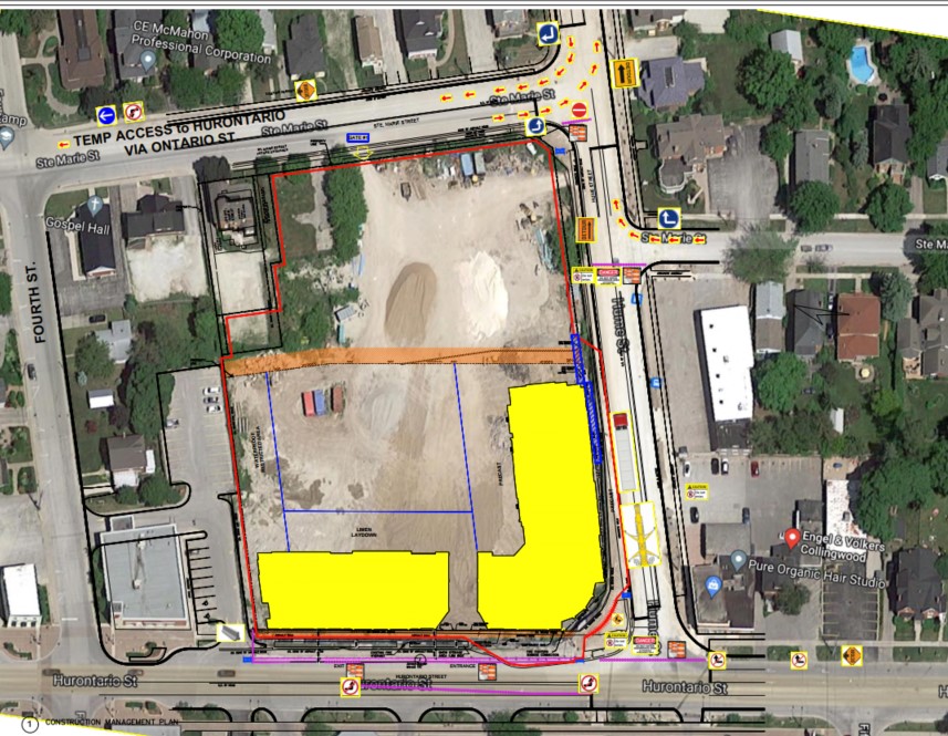 Hume Street closure map Hume Street closure map