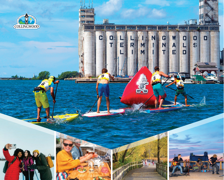 collage of tourism activities